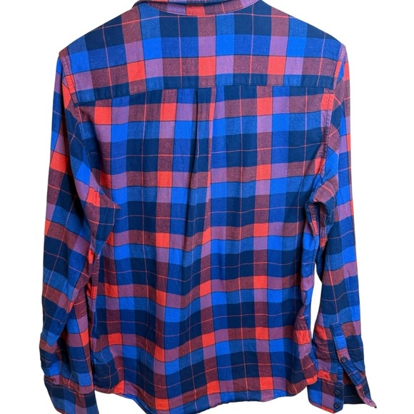 Helly Hansen | Lokka Flannel Blue and Red Checkered Shirt | 100% Cotton | Sz M - Picture 3 of 7